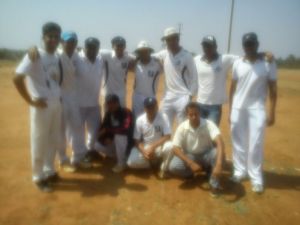 Standing (L to R): Gaurav R, Shoukath, GautamR, Jobin (VC), Gokul, Sumit, Kaustubh (C), GouthamSquatting (L to C): Joy, Prithvik, Dinesh