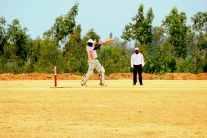 The very stylish Melvin en route to a 61-ball 71.
