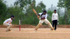 Vinay blasted his way to a 16-ball 41.