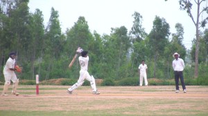 Anil's big hitting in the end overs proved crucial for NSN.  © The CouchExpert