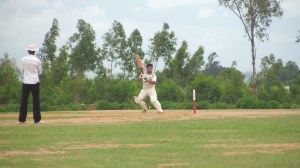 Swayam n route to his unbeaten 73. © The CouchExpert