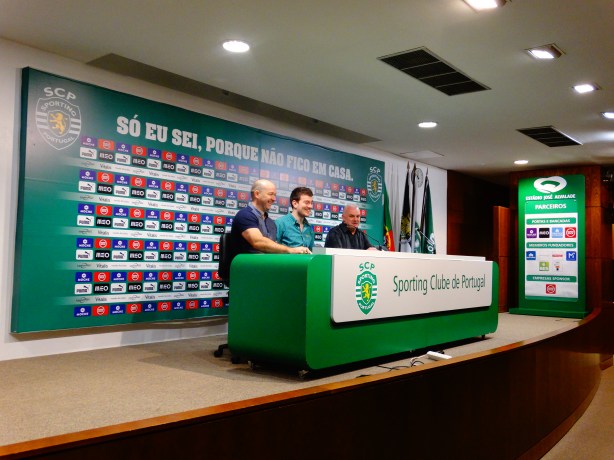 The Press Room at Estadio Jose Alvalade can seat up to 125 people
