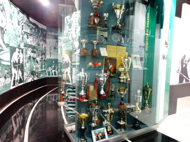 The Museum houses trophies won across multiple sports - Football, Futsal, Athletics, Handball