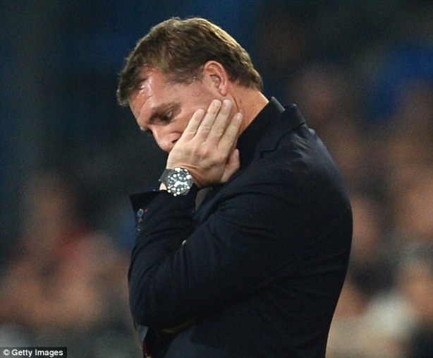 Out of ideas? A common sight these days with Brendan Rodgers 